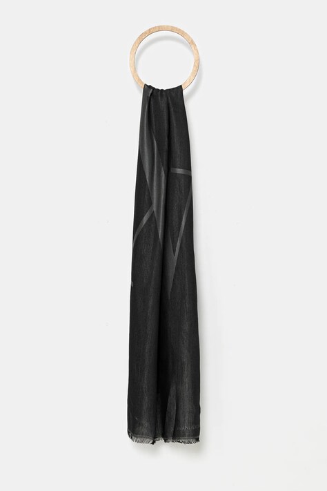 Šála Armani Exchange černá barva, XW000883 AF13399