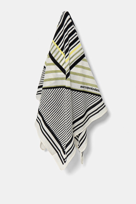 Платок Marc O'Polo женский цвет бежевый узор 5000006013