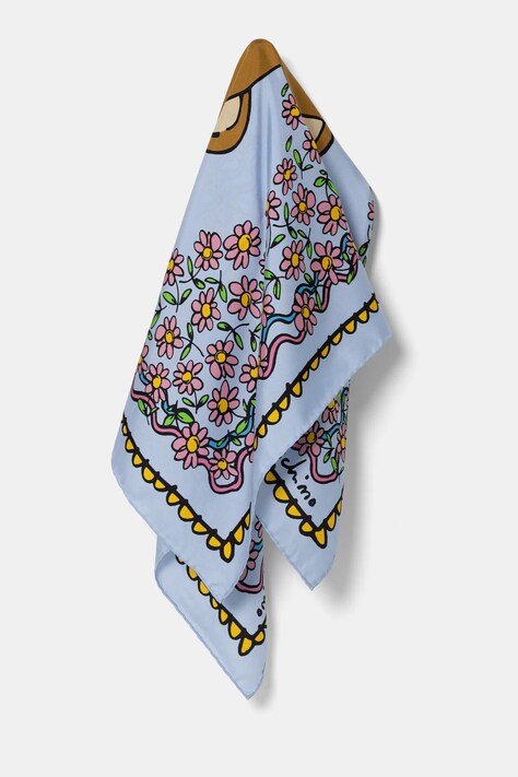 Svileni rubac Moschino 90 x 90 cm s uzorkom, M3229 3549