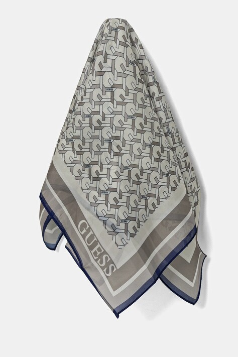 Хустка Guess ISABELLA жіноча колір сірий візерунок W5RZ06 WEMQ0