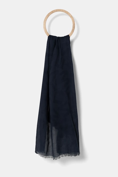 Φουλάρι με μείγμα κασμίρ Weekend Max Mara χρώμα: ναυτικό μπλε, 2515541074600