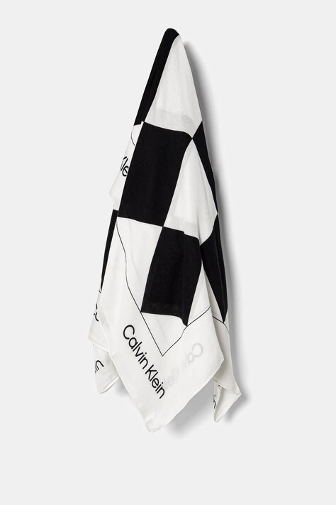Šátek Calvin Klein černá barva, K60K613232