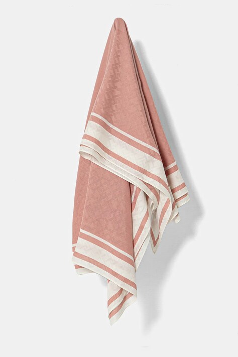 Tommy Hilfiger esarfa de matase femei, culoarea roz, modelator, AW0AW17144