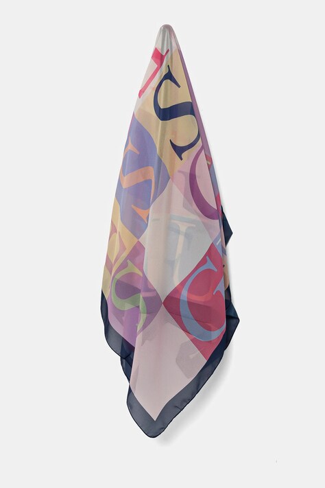 Guess chusta damska kolor różowy wzorzysta AW5295 SIL12