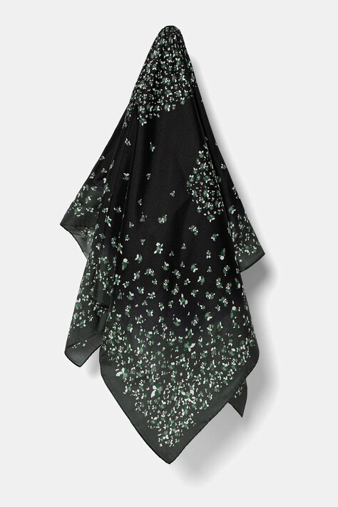 Svilena ruta MICHAEL Michael Kors ženska, zelena barva, 540207