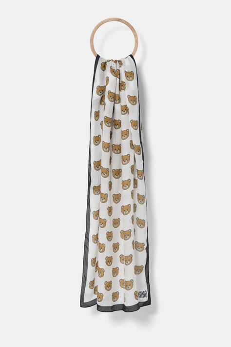 Moschino sál fehér, mintás, M5217 0E5169