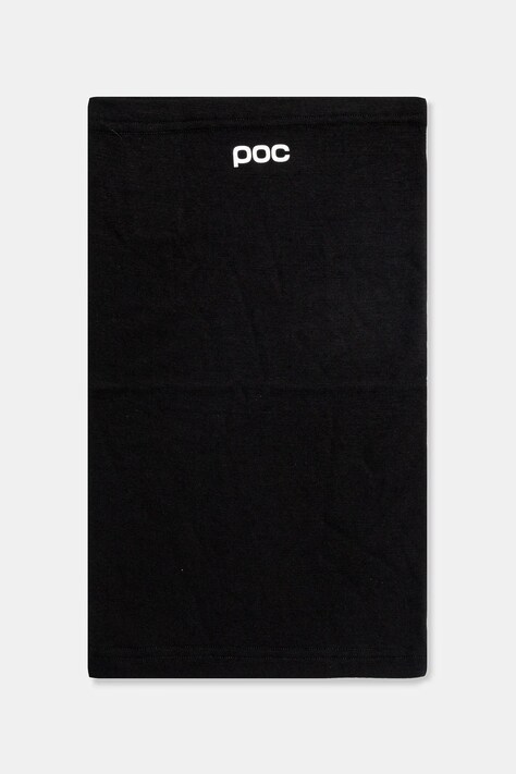 Šál komín POC čierna farba, s potlačou, 64101
