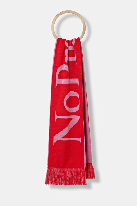 No Problemo szalik No Problemo Scarf kolor czerwony wzorzysty NP9010203