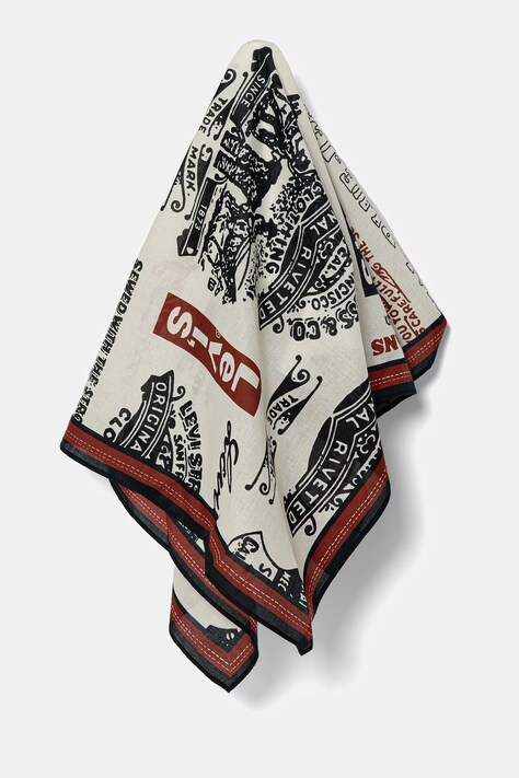 Levi's eșarfă din bumbac cu imprimeu, 002GC-0000