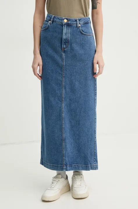 Marc O'Polo fusta jeans maxi, drept, 502910224005