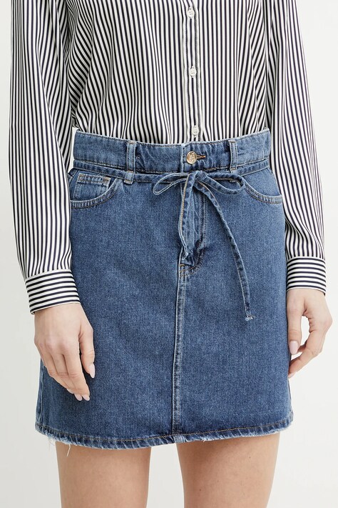 Marella fusta Emme by Marella culoarea albastru marin, mini, drept, 2515101021200