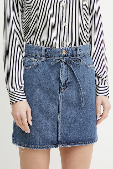 Marella fusta Emme by Marella culoarea albastru marin, mini, drept, 2515101021200