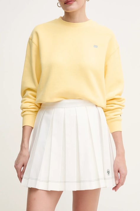 Lacoste fustă culoarea alb, mini, evazati, JF7302