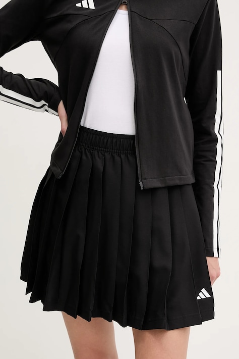 adidas fustă Tiro culoarea negru, mini, evazati, JG4100