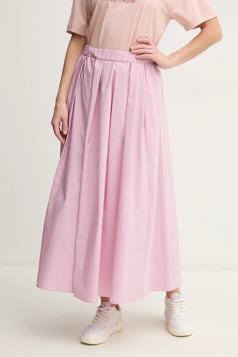 Suknja Weekend Max Mara boja: ljubičasta, maxi, širi se prema dolje, 2515101011600