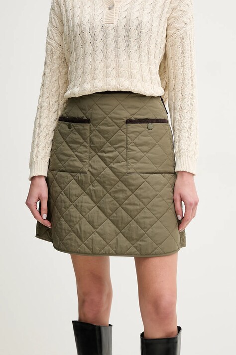 Sukně Weekend Max Mara zelená barva, mini, 2515101041600