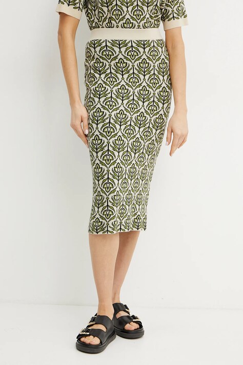 Φούστα Weekend Max Mara χρώμα: πράσινο, 2515301011600