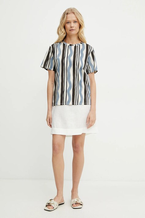 Льняна спідниця MM by Max Mara — фото 2