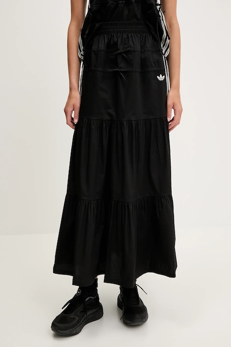 Φούστα adidas Originals Skirt χρώμα: μαύρο, KC0767