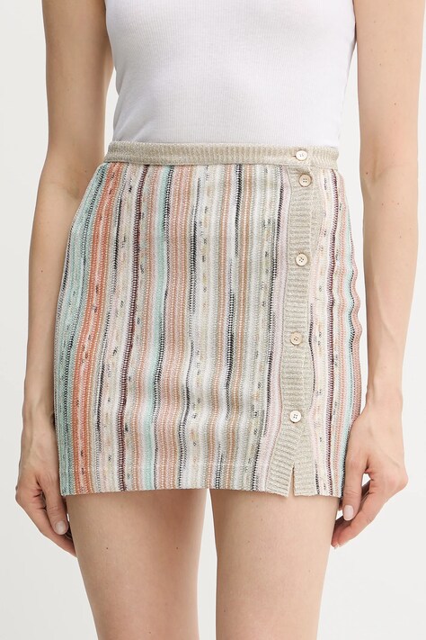 Юбка Missoni цвет бежевый mini карандаш DS25SH0I.BR002H