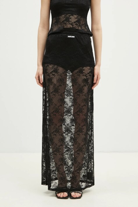 Юбка KSUBI Veneda Slip цвет чёрный maxi расклешённая WPS25SK004