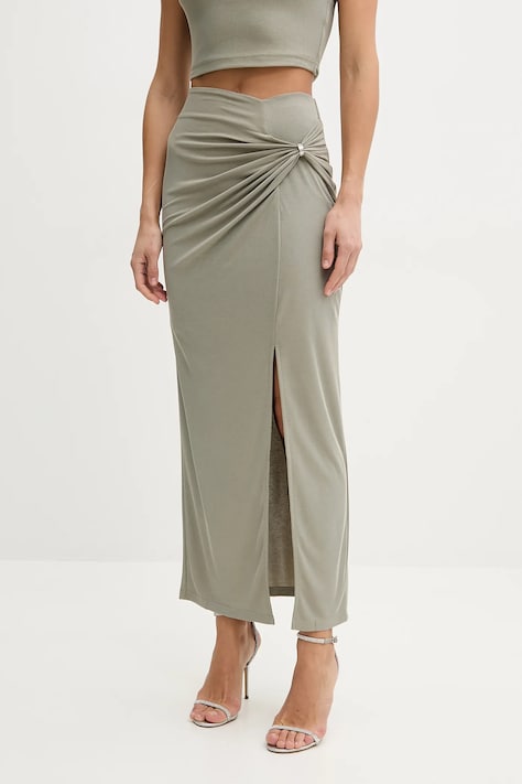 Спідниця Guess AIMEE колір зелений maxi олівець W5GD0E KAQL2
