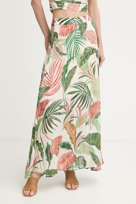 Guess sukňa NEW ROMANA zelená W5GD66 WH9Z2