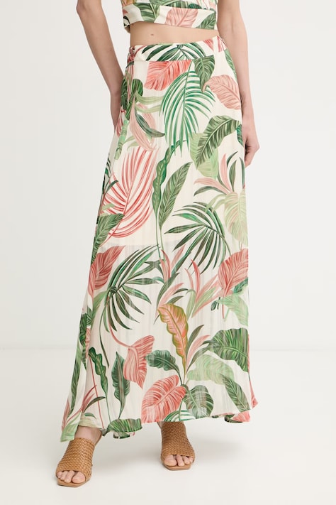 Guess sukňa NEW ROMANA zelená W5GD66 WH9Z2