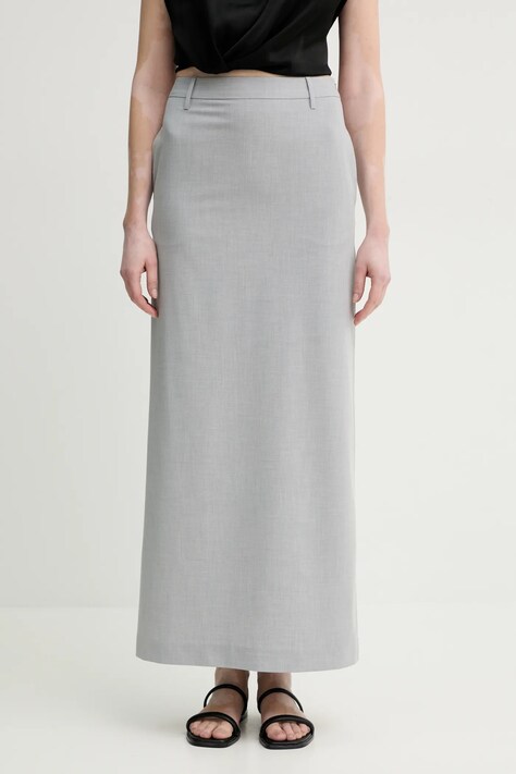 ISABELLE BLANCHE szoknya szürke, maxi, egyenes, IS25SS-G027-T003