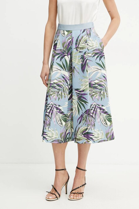 Sukně MAX&Co. šedá barva, midi, áčková, 2516101043200