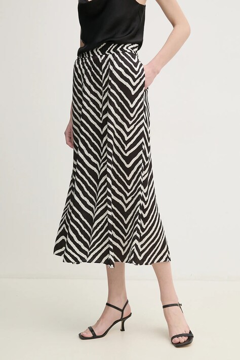 Marc Aurel fusta culoarea negru, maxi, evazati, 2319-1000-24781