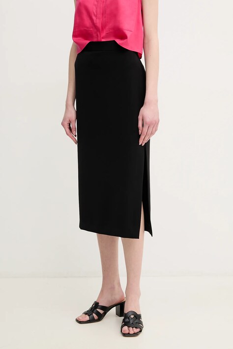 Marc Aurel fusta culoarea negru, midi, creion, 2315-2010-92875