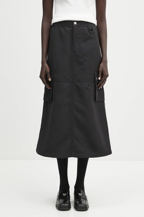 Юбка Carhartt WIP Irwin Skirt цвет чёрный midi прямая I034502