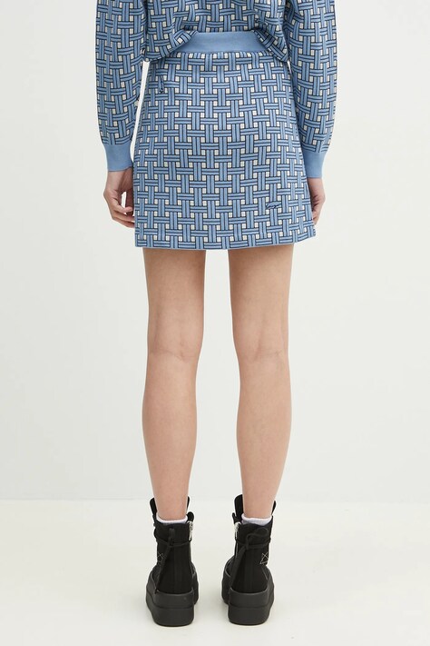 Kenzo spódnica kolor niebieski mini rozkloszowana FF52JU4733CO.64