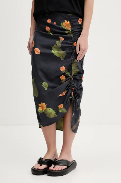 Bimba Y Lola spódnica kolor granatowy midi ołówkowa 251BR4801.10123