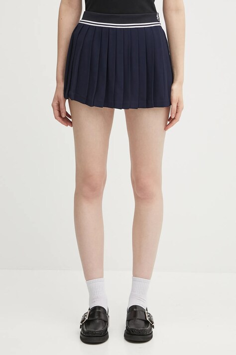 Sporty & Rich spódnica Src Logo Abigail kolor granatowy mini rozkloszowana SK012602302BL106