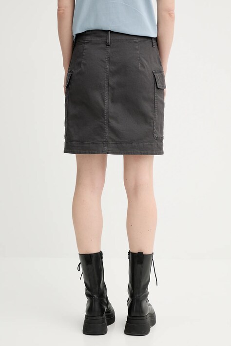 Джинсова спідниця G-Star Cargo short — SS25-SDD0YT, сірий — фото 3