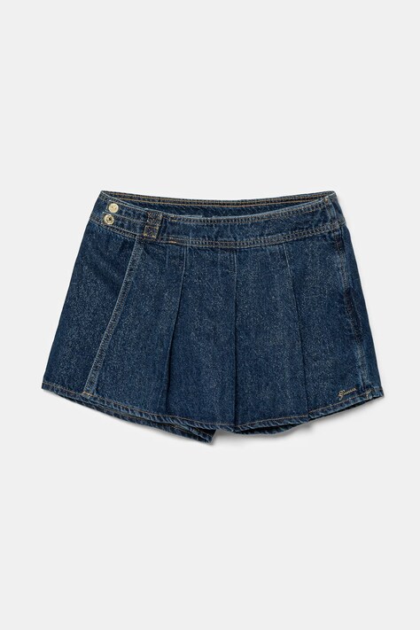 Guess fustă-pantaloni pentru copii culoarea albastru marin, modelator, J5RD06 D5D90