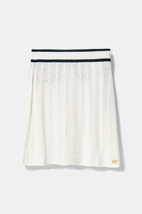 Dětská sukně Guess bílá barva, mini, áčková, J5RD22 Z2BB0