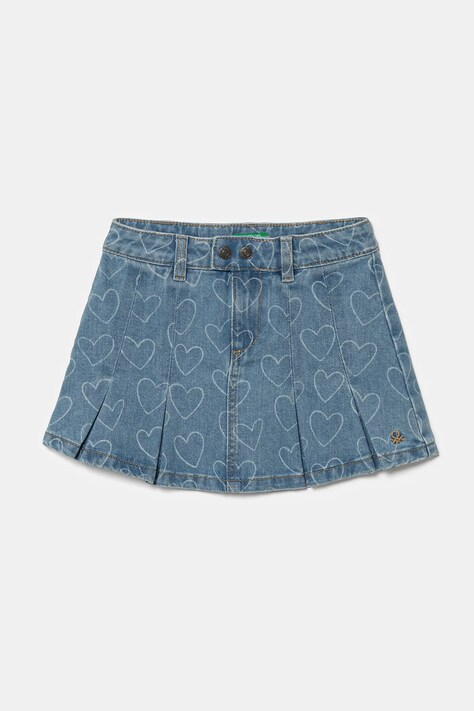 United Colors of Benetton fusta denim pentru copii mini, evazati, 49DAG0012