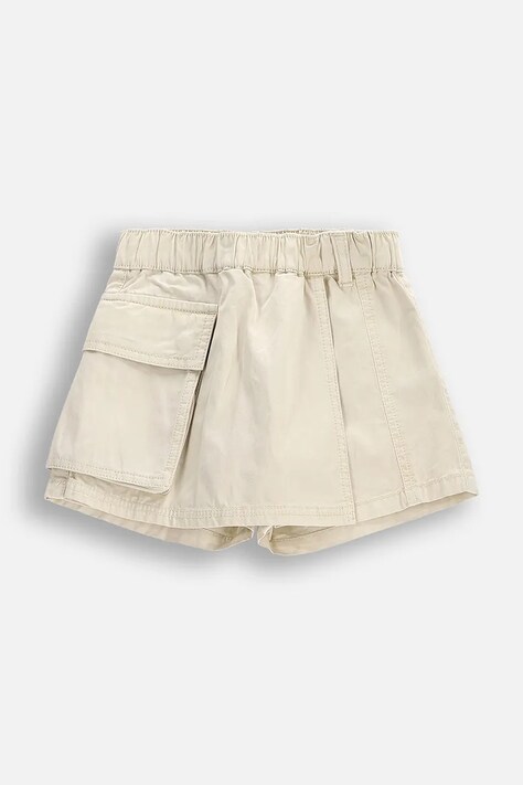 Suknja-hlače od pamuka Coccodrillo boja: bež, mini, širi se prema dolje, DREAM DIARIES GIRL KIDS