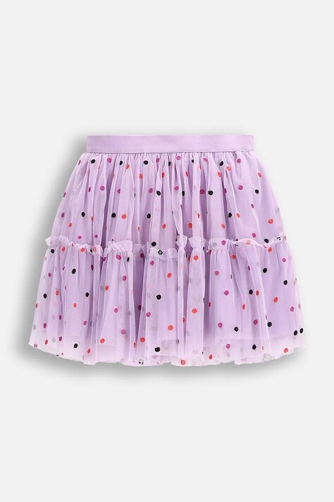 Юбка Coccodrillo цвет фиолетовый mini расклешённая REBEL GIRL KIDS