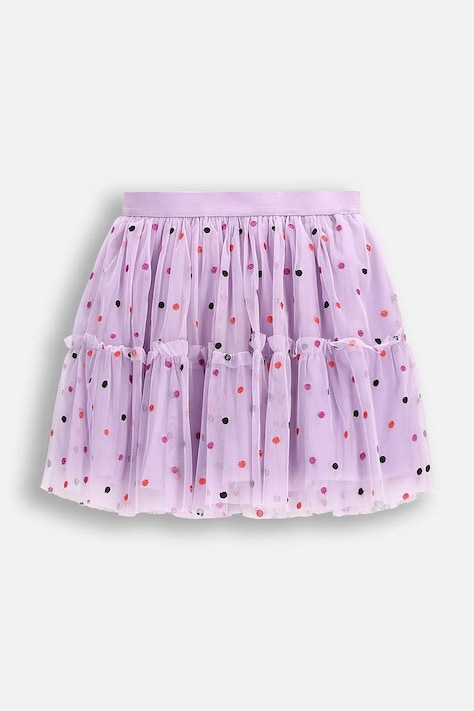 Sukně Coccodrillo fialová barva, mini, áčková, REBEL GIRL KIDS