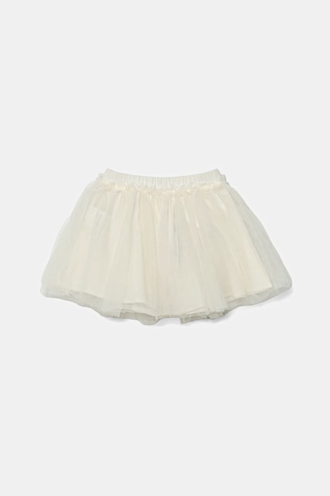 United Colors of Benetton fustă fete culoarea bej, mini, evazati, 4XTGG0011