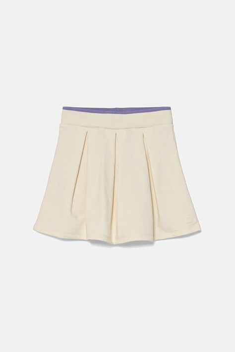 Dětská sukně United Colors of Benetton béžová barva, mini, áčková, 32N4C0007