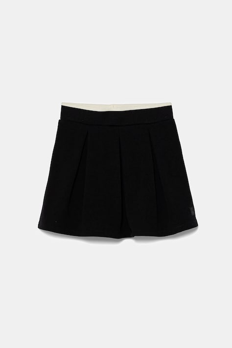 United Colors of Benetton spódnica dziecięca kolor czarny mini rozkloszowana 32N4C0007