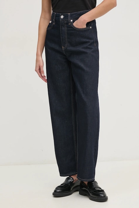 Calvin Klein Jeans farmer női, magas derekú, J20J225469