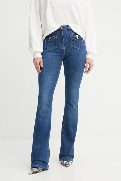Elisabetta Franchi jeansi femei high waist, PJ88N51E2