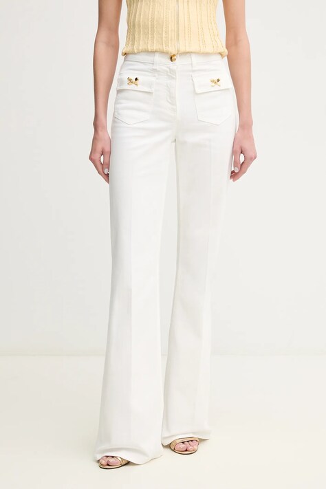 Elisabetta Franchi jeans femei high waist, PJ93N51E2