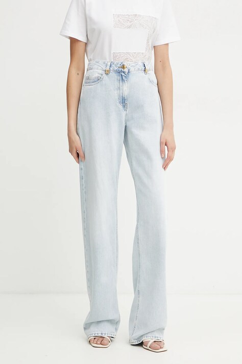 Elisabetta Franchi jeansi femei high waist, PJ94I51E2
